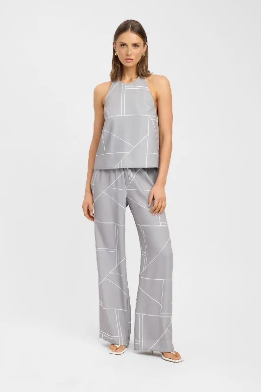 Alia Wide Leg Pant Relaxed Lounge Trousers