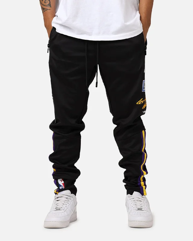 Pro Standard Los Angeles Lakers Fast Lane Track Pants Black Chic Slim Fit Pants