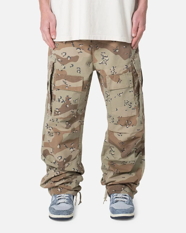 MNML Ultra Baggy Cargo Pants Desert Camo Cozy Jogger Leggings