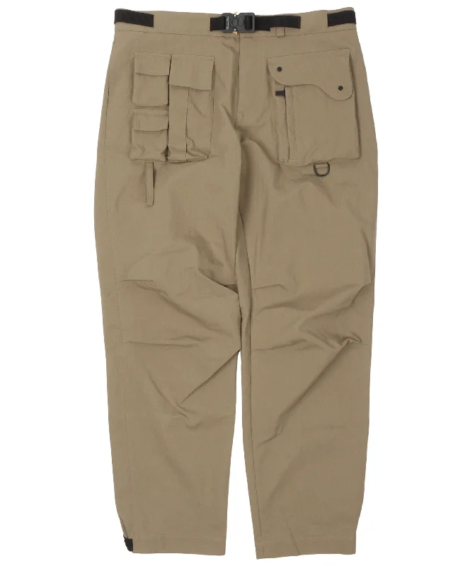 Belted Cargo Pants Relaxed Fit Trousers