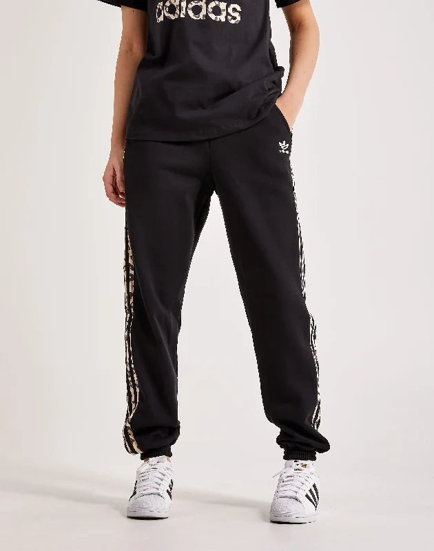 Adidas Leopard Luxe Track Pants Comfortable Denim Pants