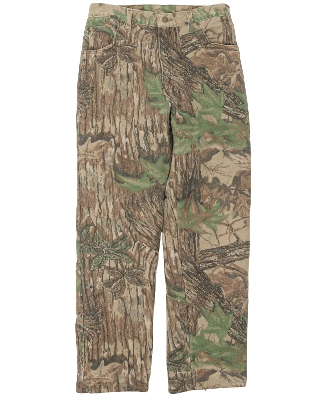 Cabela's RealTree Padded Camouflage Pants Casual Plaid Pants