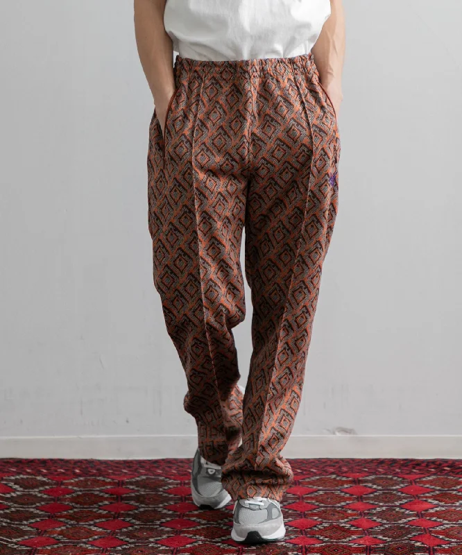 【MEN】NEEDLES TRACK PANT - POLY JQ. Stylish Casual Pants