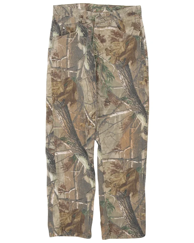 Wrangler RealTree Camouflage Pants Comfortable Jogger Trousers