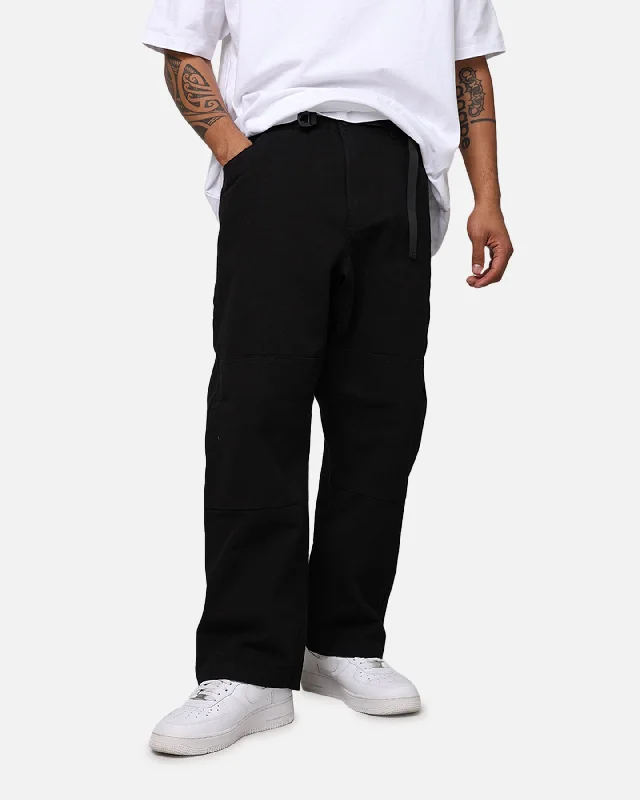 X-Large Duck Mountain Pants Black Casual Plaid Pants