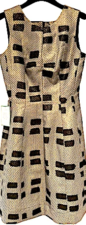 VIVIENNE WESTWOOD UK. NEW W/TAGS ANGLOMANIA "Joan" Gold Fit & Flare DRESS