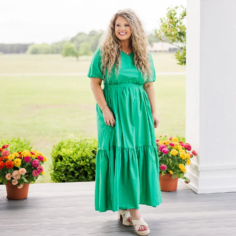 Showing You Off Dress, Green