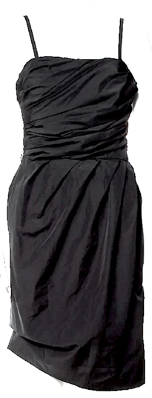 Moschino Italy. Vintage Black Cheap and Chic Knee-Length Dress
