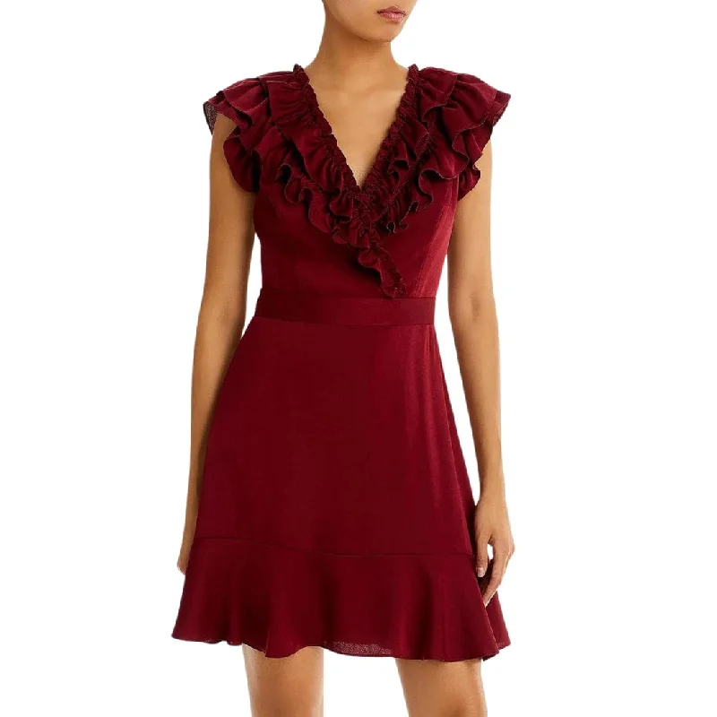 ORIGINAL - Chiffon Ruffled Fit & Flare Dress