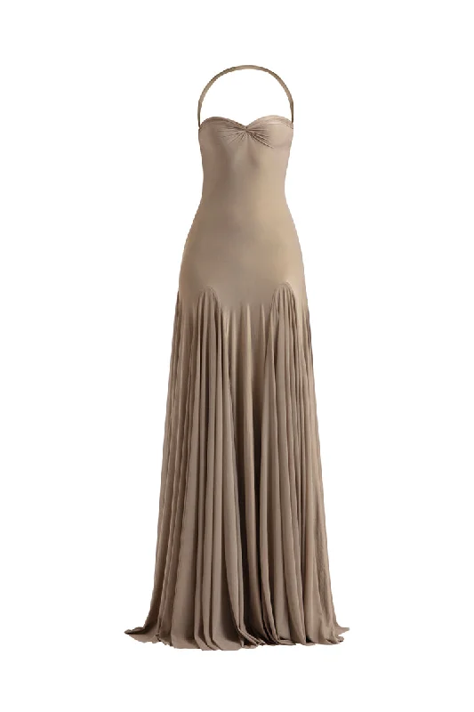BERTA FRENCH GRAY GOWN