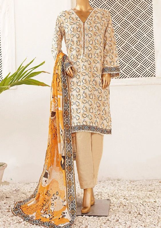 Bin Saeed Ready Made Printed Lawn Dress