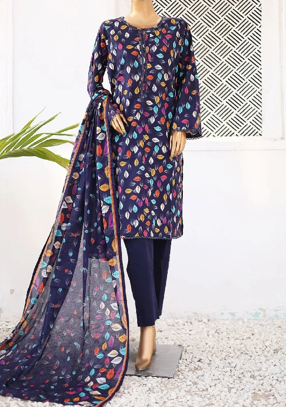 Bin Saeed Ready Made Printed Lawn Dress