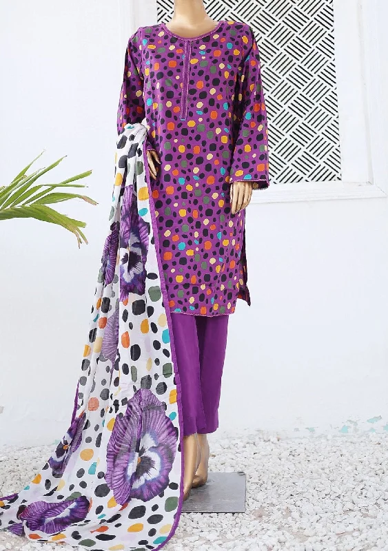 Bin Saeed Ready Made Printed Lawn Dress