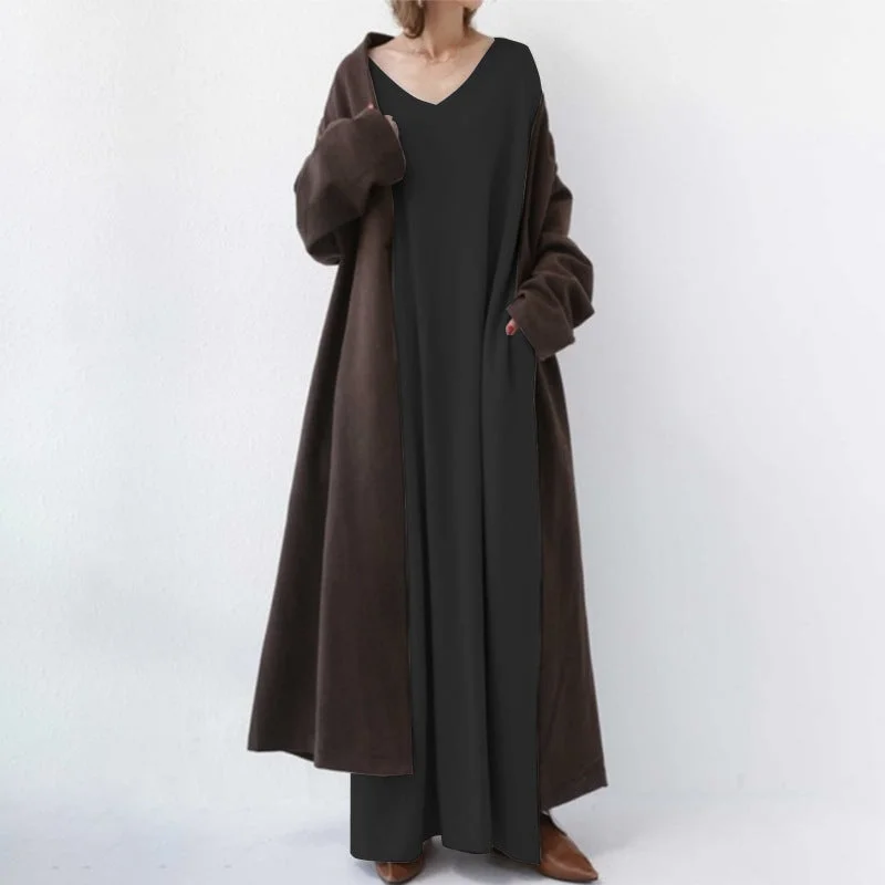 Casual Women Long Cozy Dresses