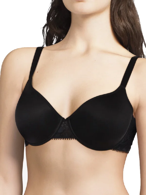 Day To Night T-Shirt Bra - Black Spandex Blend Rayon Blend Denim Blend