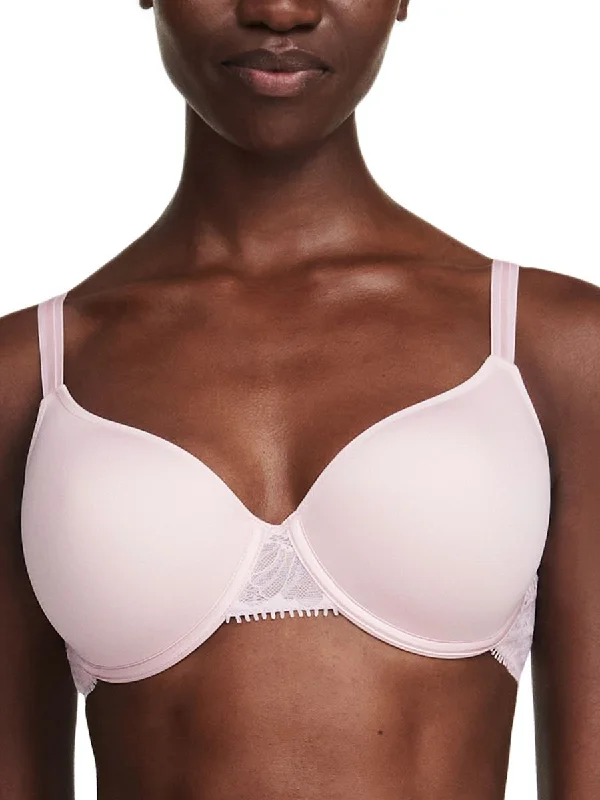 Day to Night T-Shirt Bra - Porcelain Pink Ribbed Striped Patterned