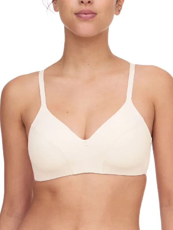 Easy Feel Cloudia Wirefree T-Shirt Bra - Pearl Hooded Caped Shawl Collar