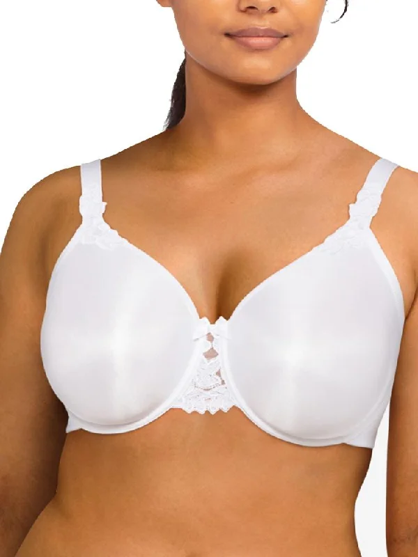 Hedona T-Shirt Bra - White Lace Blend Ribbed Blend Corduroy Blend
