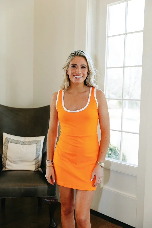 Core Athletic Dress - Orange