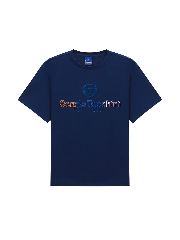 Daily Tuft T-Shirt- Navy Anti-Shrink Durable Soft
