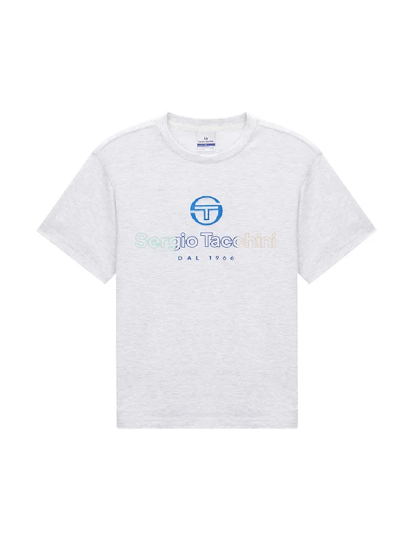 Daily Tuft T-Shirt- Melange/ Grey Handmade Hand-knitted Hand-woven