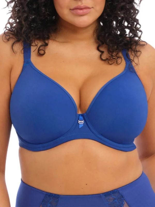 Bijou Banded Moulded Plunge T-Shirt Bra - Lapis Anti-Pilling Machine Wash Handmade