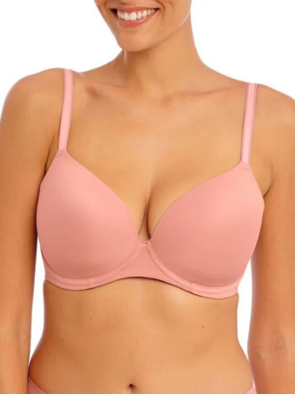 Undetected Sweetheart T-Shirt Bra - Ash Rose Striped Floral Plaid