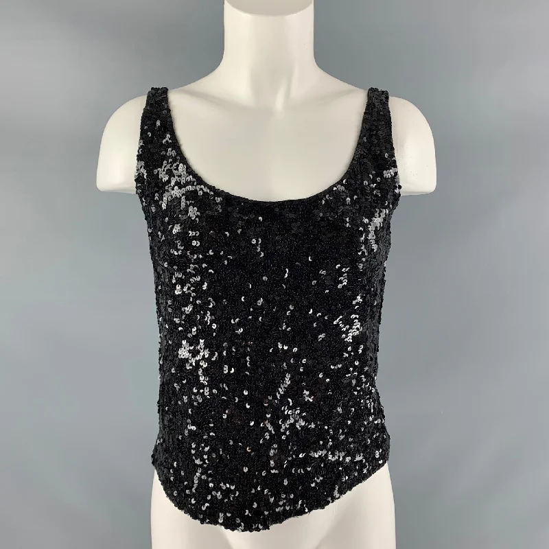 JAD RACHA Size M Black Tank Dress Top