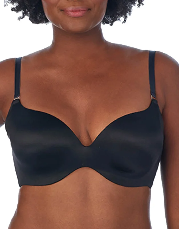 Le Mystere Satin & Mesh T-Shirt Bra 9916 Ribbed T-Shirt High Neck Heavyweight