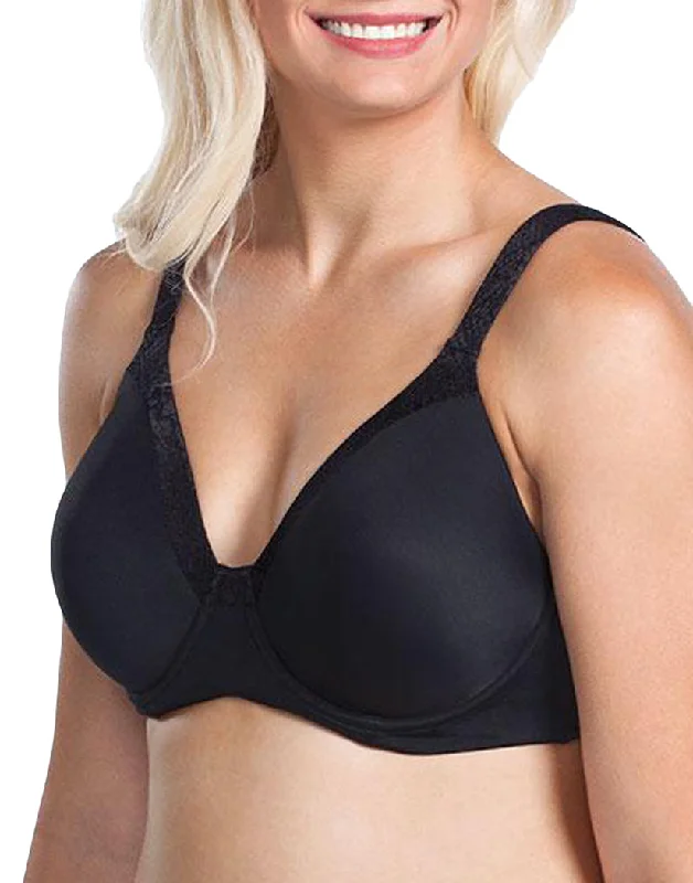 Leading Lady The Brigitte Luxe Full Figure Wirefree T-Shirt Bra Black 5211 Fleece Fabric Down Fabric Feather Fabric Leading Lady The Brigitte Luxe Full Figure Wirefree T-Shirt Bra Black 5211 Fleece Fabric Down Fabric Feather Fabric