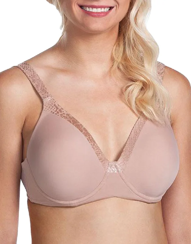Leading Lady The Brigitte Luxe Full Figure Wirefree T-Shirt Bra 5211 Front Pockets Side Pockets Patch Pockets