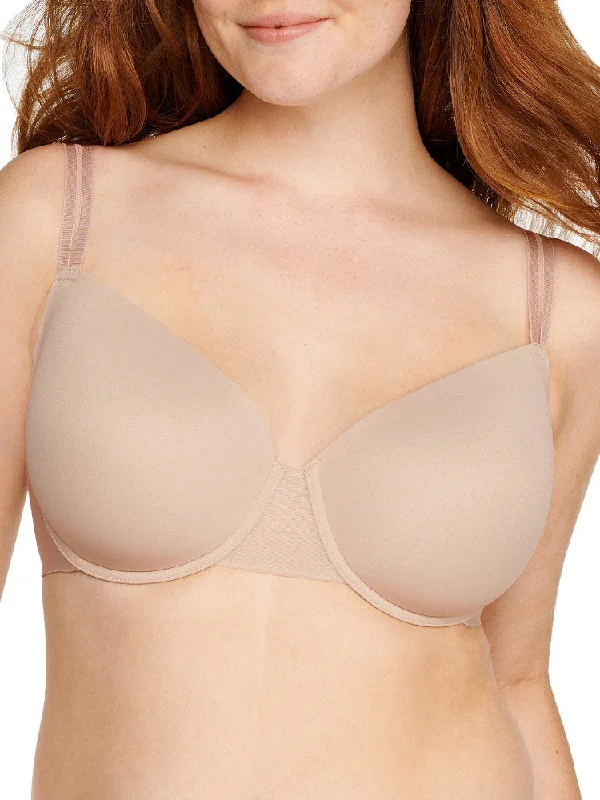 The Monday T-Shirt Bra - Light Beige Collared Crew Neck Turtle Neck