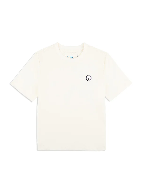 Ostia T-Shirt- Gardenia Mesh Fabric Canvas Fabric Denim Fabric