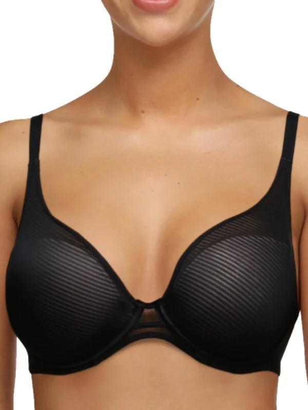 Nais Plunge T-Shirt Bra - Black Casual Formal Business