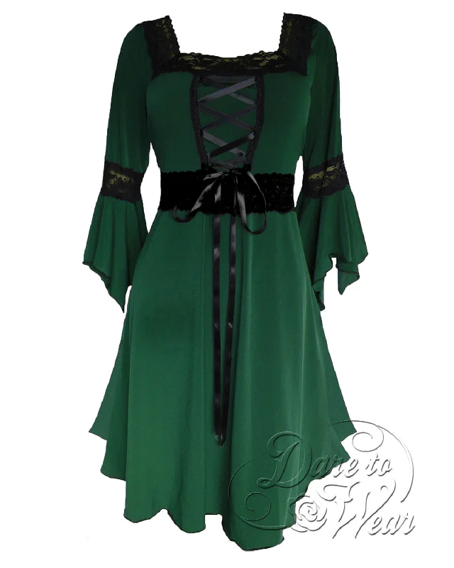 Renaissance Dress in Envy
