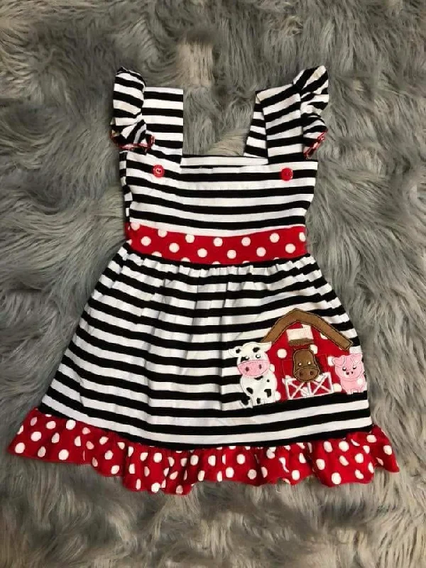 Striped Farm Dress