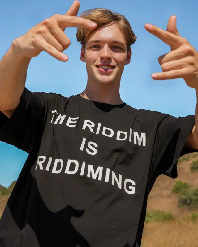 The Riddim is Riddiming Tee Polka Dot Checkered Tartan
