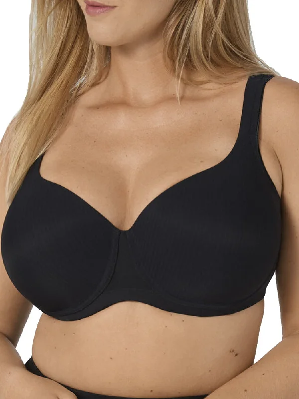 Modern Soft + Cotton Padded T-Shirt Bra - Black Rayon Fabric Velvet Fabric Corduroy Fabric