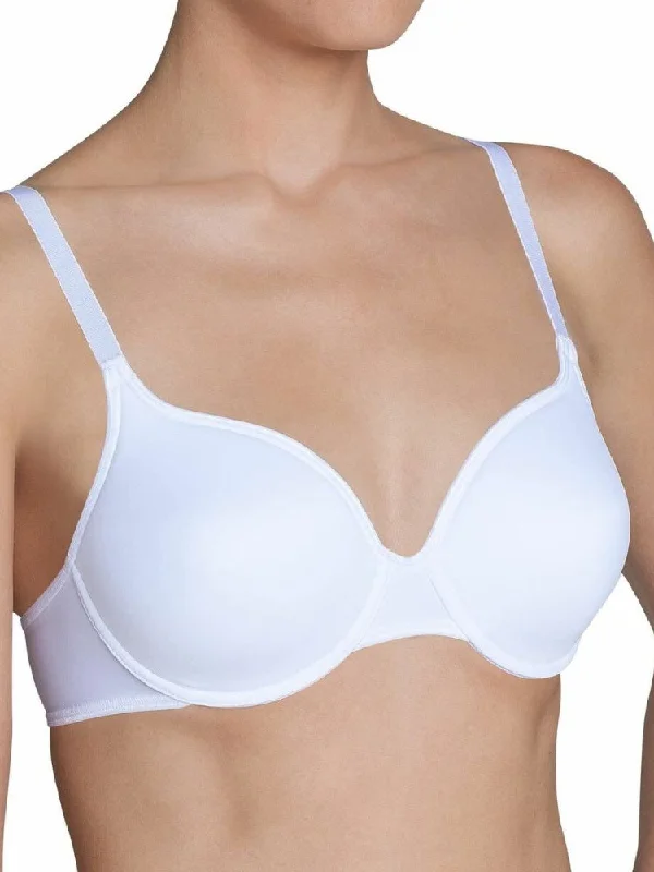 Stepy Soft T-Shirt Bra - White Thin T-Shirt Open Front Quick Dry