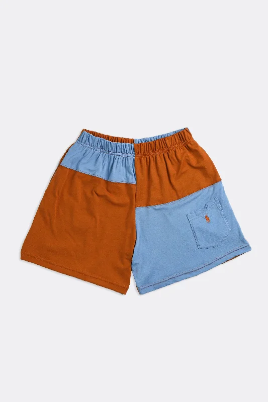 Unisex Rework Patchwork Tee Shorts - S Seamless Knitted Crochet
