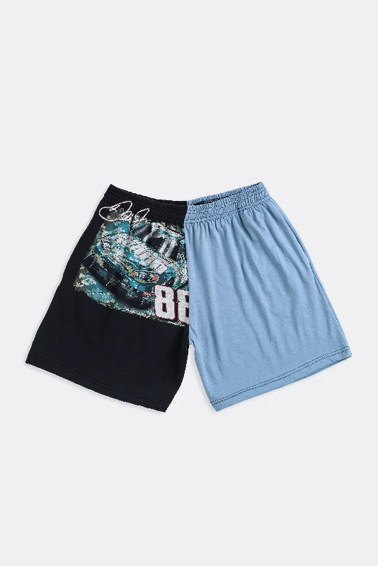 Unisex Rework Racing Tee Shorts - L Handmade Hand-knitted Hand-woven