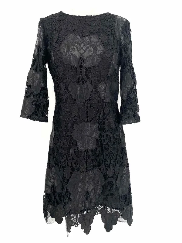 ZARA Women's Black Lace Size M Dress
