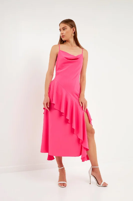 Waterfall Maxi Dress Stylish Boho Maxi Dress