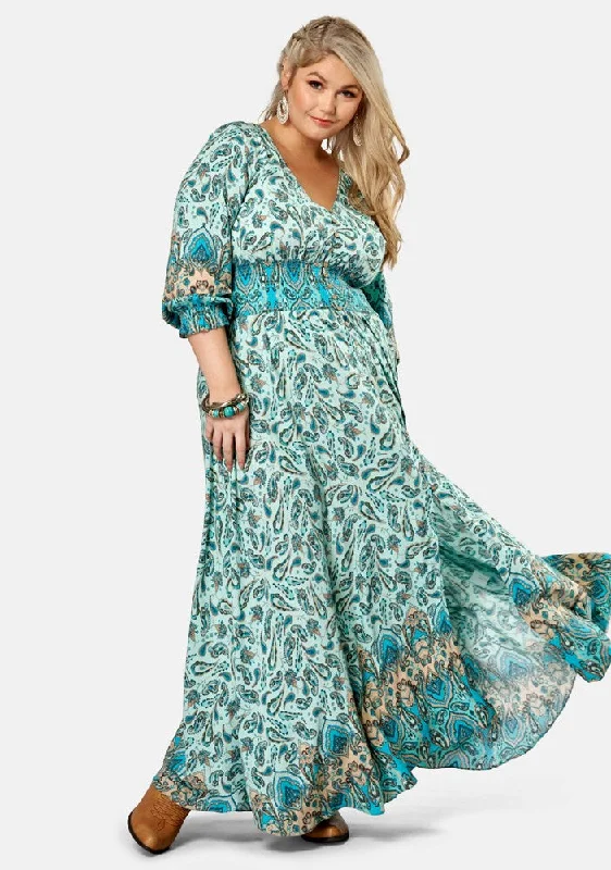 Gypsy Child Maxi Dress Elegant Maxi Dress with Slit