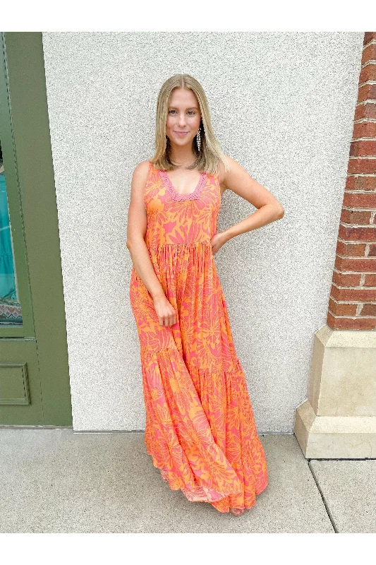 TIERS FOR YOU MAXI DRESS Trendy A-Line Maxi Dress