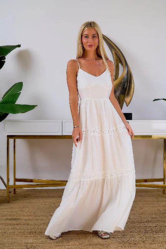 V-Neckline Maxi Dress Cozy Longline Maxi Dress