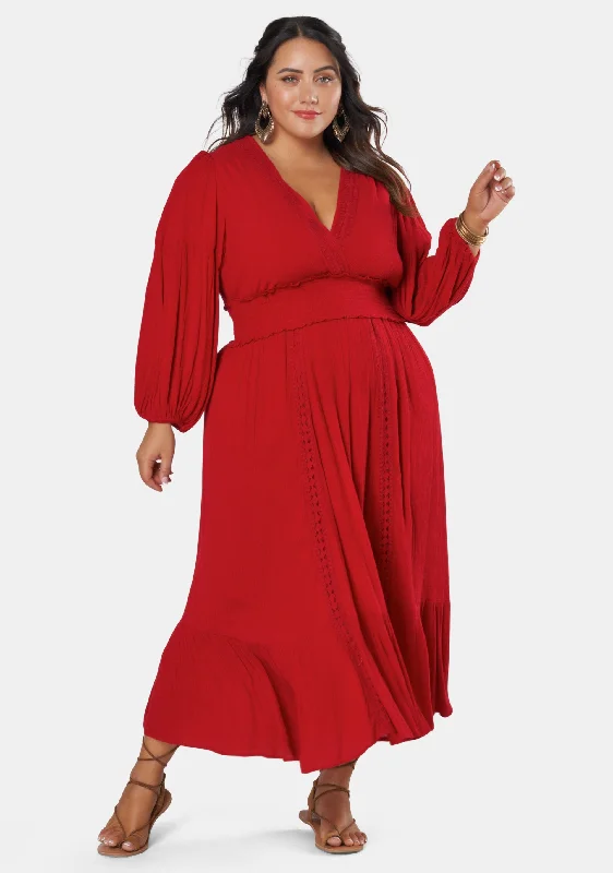 Wild Harmony Maxi Dress Comfortable Maxi Dress with Belt