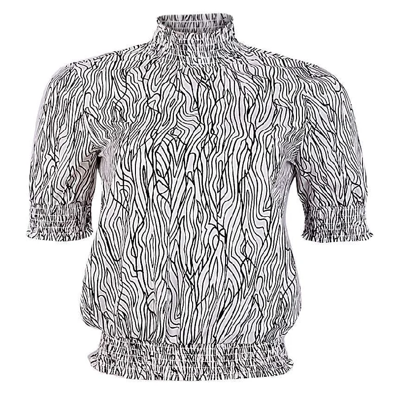 Casual Blouses Drape Neck Blouse