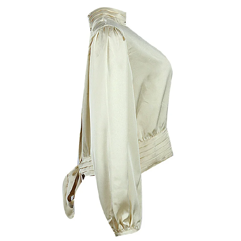 Casual Blouses Sheer Mesh Blouse