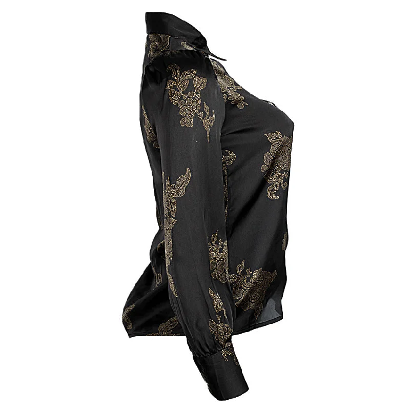 Casual Blouses Soft Satin Blouse